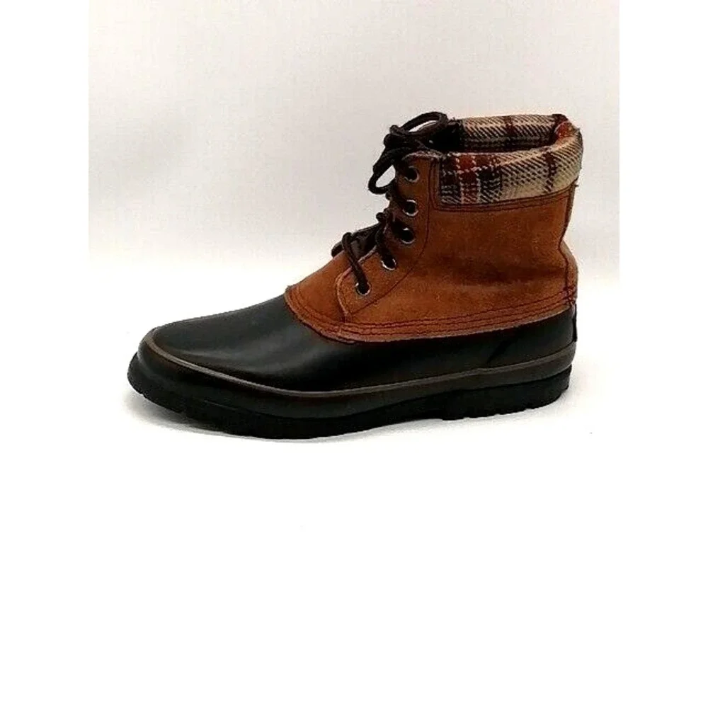 Totes Boots Womens Brown 8 Winter Shoe Leather Thermolite Steel Shank 2125 50470